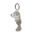 Plush Wolf Keychain with Lithuanian Flag
